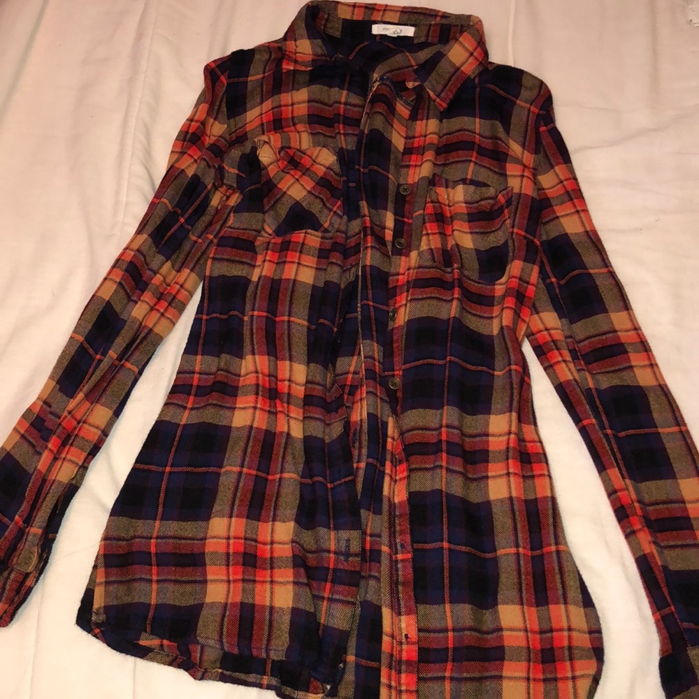 Cute long sleeve women flannel